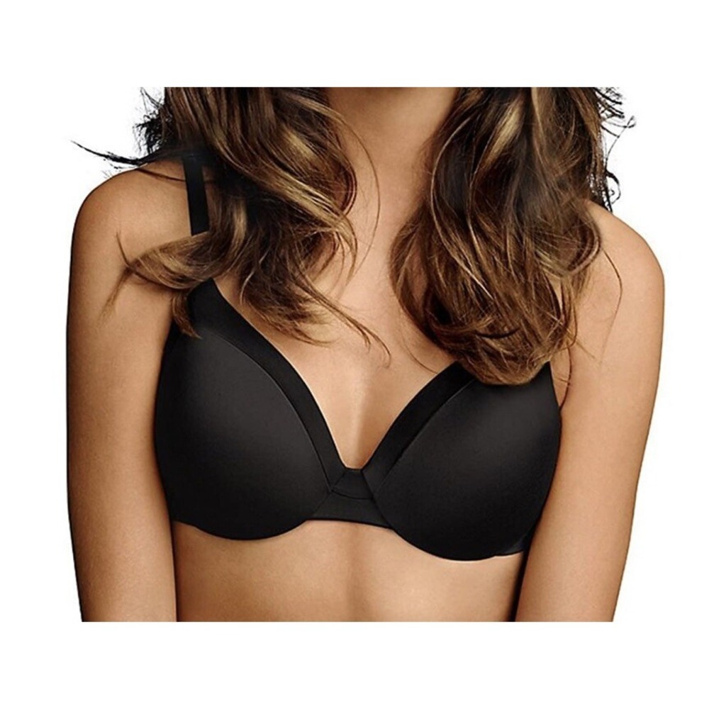Maidenform T-Shirt Bra Black Size 38D Cushioned Wire Msrp$42